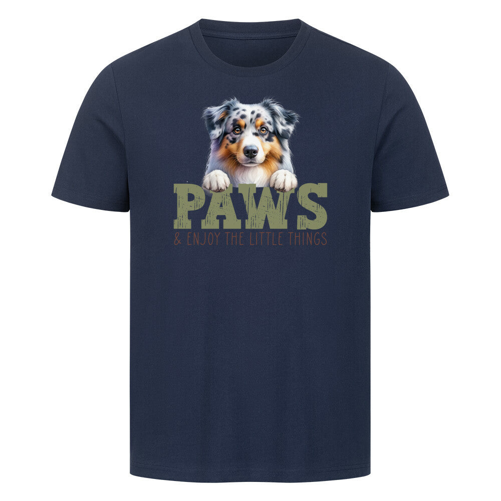 Premium T-Shirt "Australian Shepherd" French Navy – hunde-shirt.de