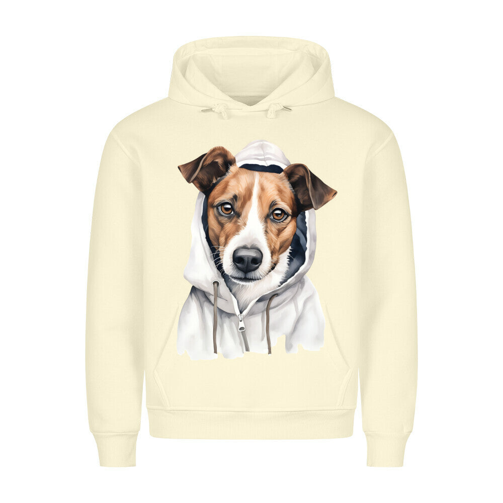 Premium Hoodie "Hooded Jack Russell Terrier" Beige – hunde-shirt.de
