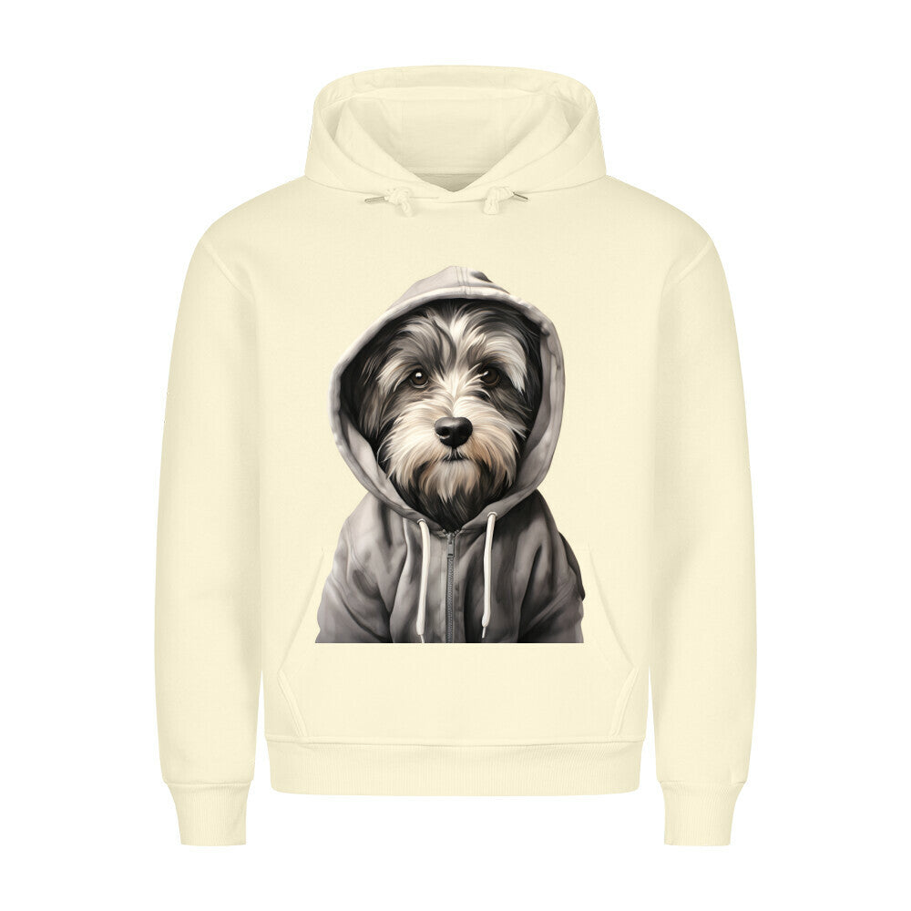 Premium Hoodie "Hooded Havaneser" Beige – hunde-shirt.de