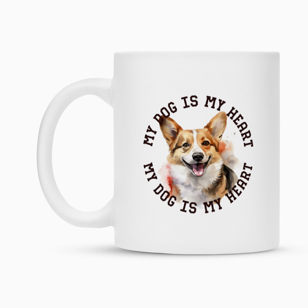 Tasse "Welsh Corgi Cardigan HEART" – hunde-shirt.de