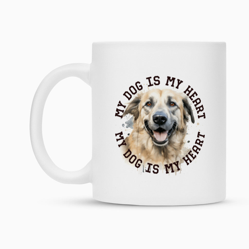 Tasse "Kangal grau HEART" – hunde-shirt.de