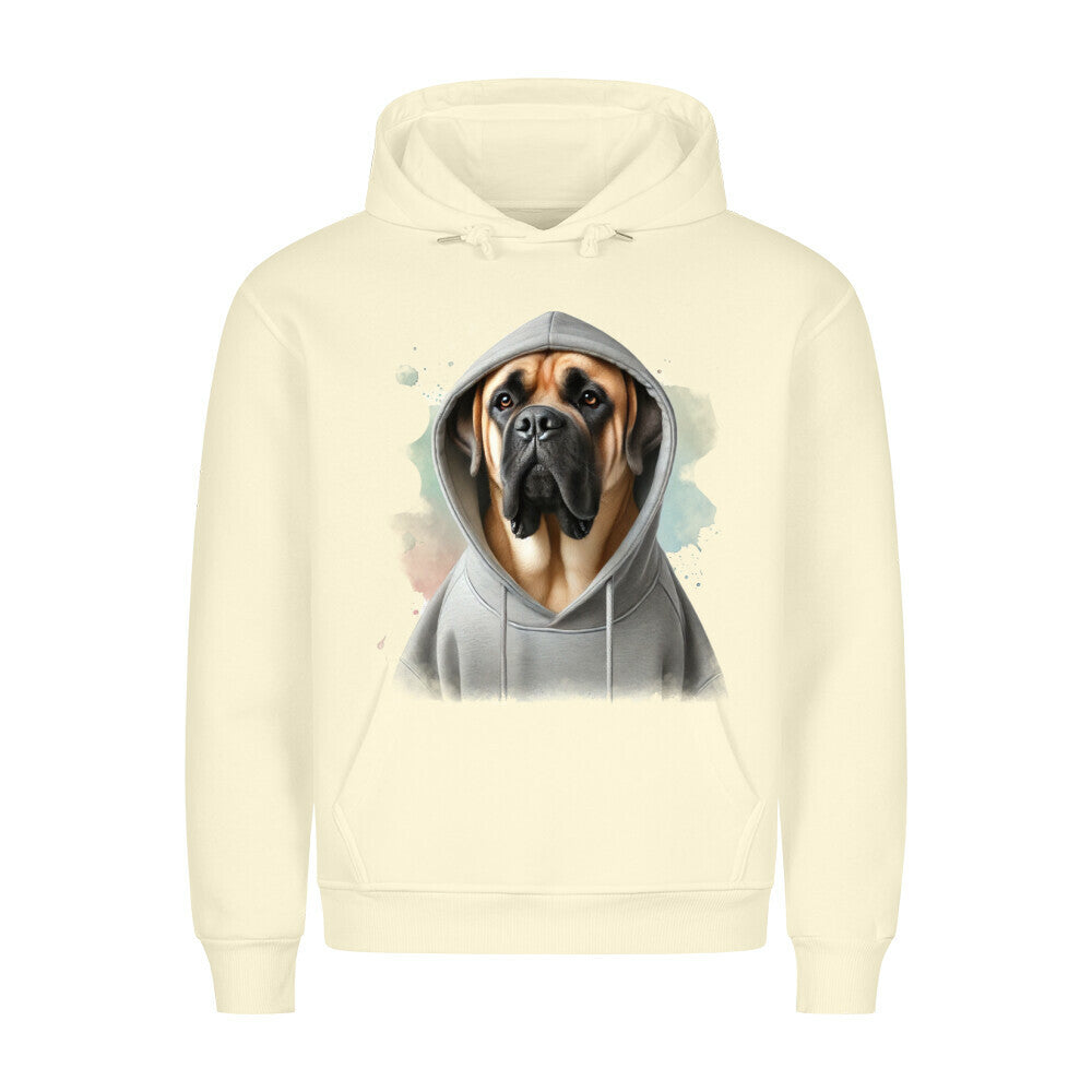 Premium Hoodie "English Mastiff Hooded 2" Beige – hunde-shirt.de