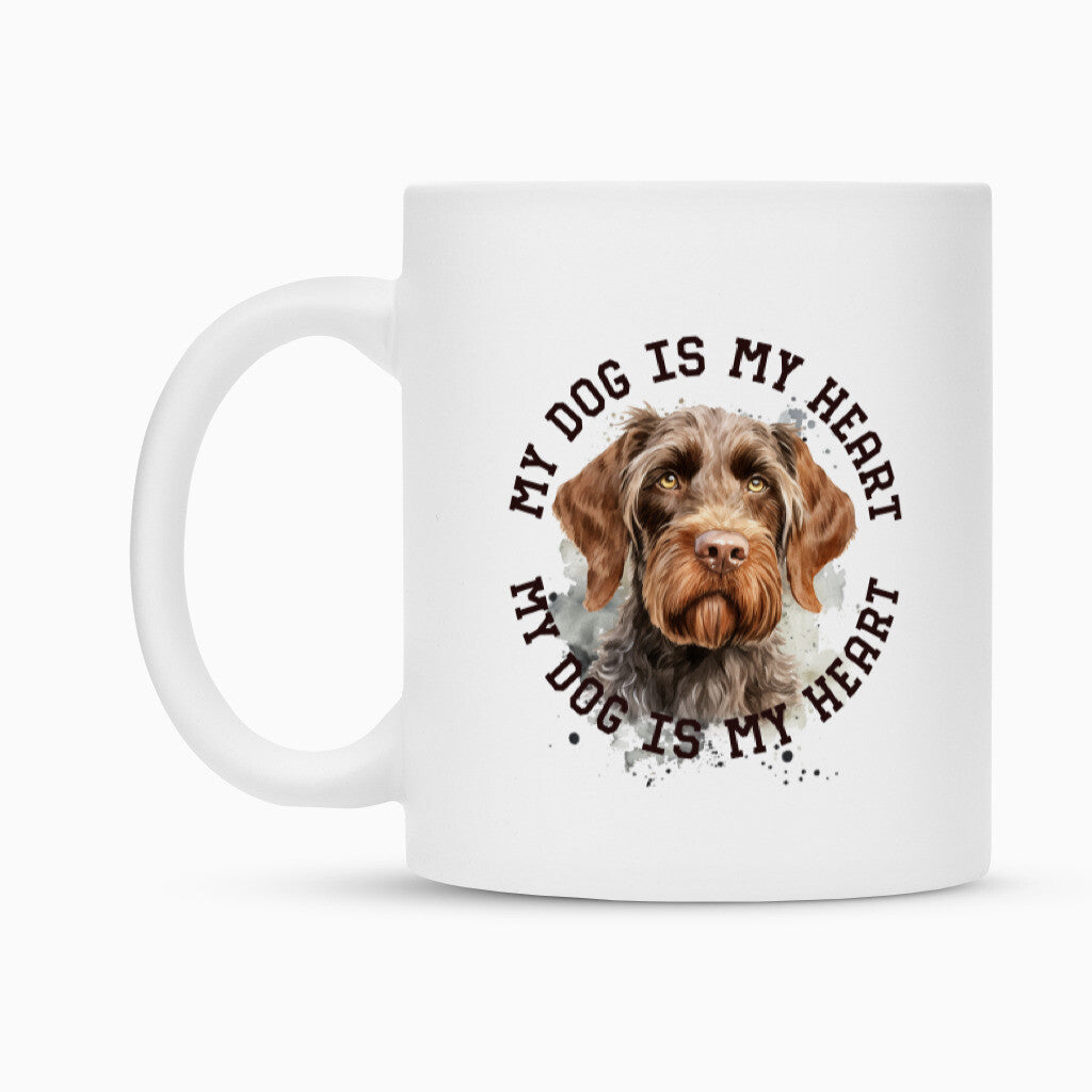 Tasse "Deutsch Drahthaar HEART 2" – hunde-shirt.de
