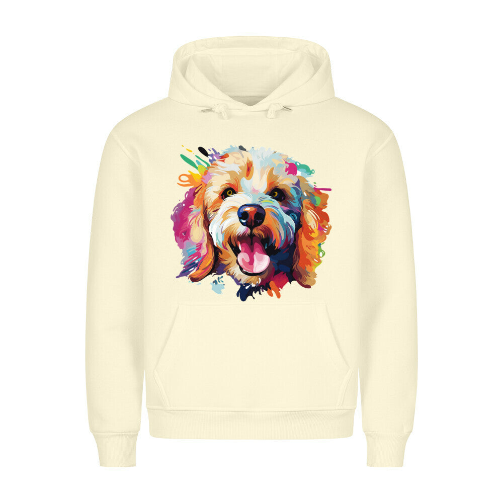 Premium Hoodie "Toypudel ART" Beige – hunde-shirt.de