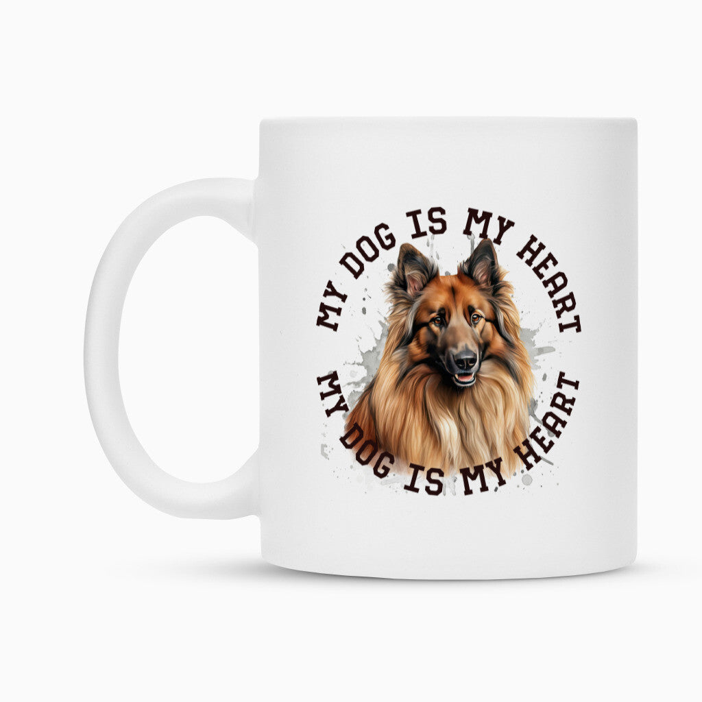 Tasse "Belgischer Schäferhund Tervueren HEART" – hunde-shirt.de