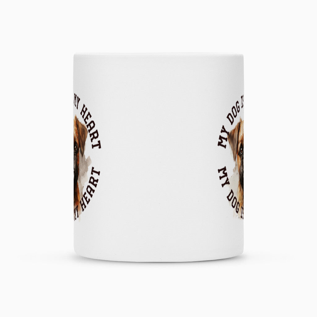 Tasse "Brüsseler Griffon HEART" – hunde-shirt.de