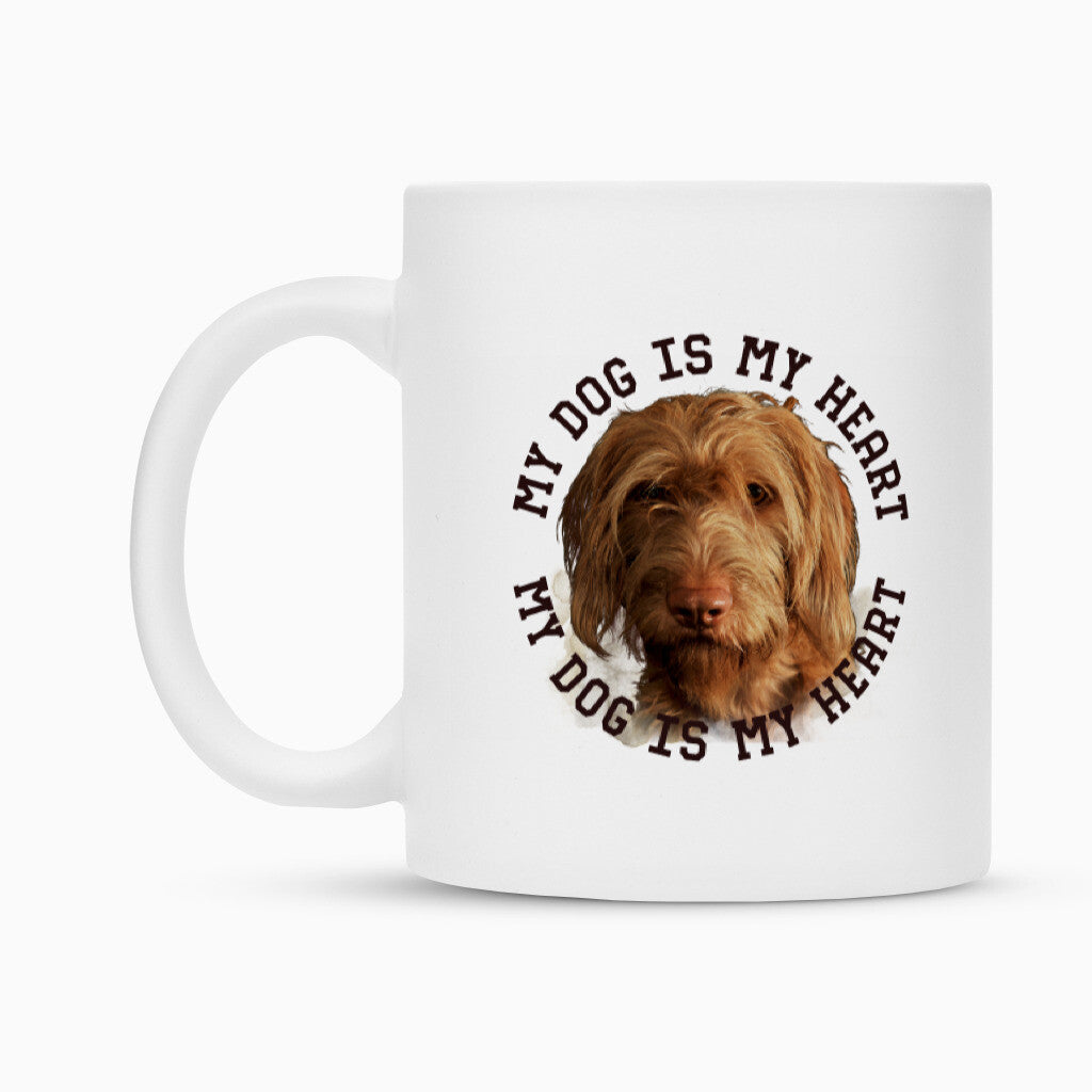 Tasse "Drahthaar Vizsla HEART" – hunde-shirt.de