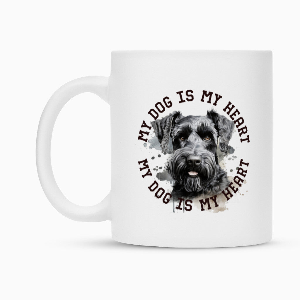 Tasse "Kerry Blue Terrier HEART" – hunde-shirt.de