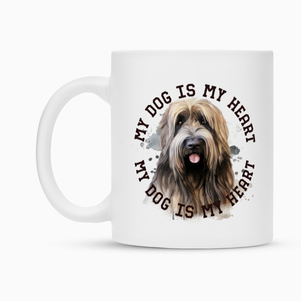 Tasse "Briard HEART" – hunde-shirt.de