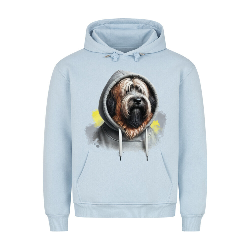 Premium Hoodie "Briard Hooded" Babyblau – hunde-shirt.de