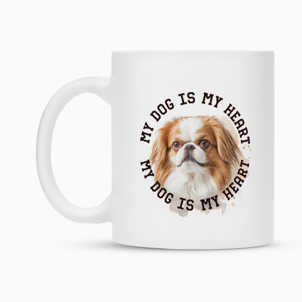 Tasse "Japanese Chin HEART" – hunde-shirt.de