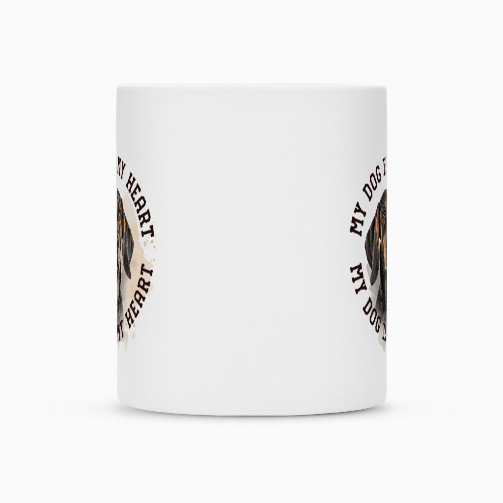 Tasse "Coonhound b/t HEART" – hunde-shirt.de