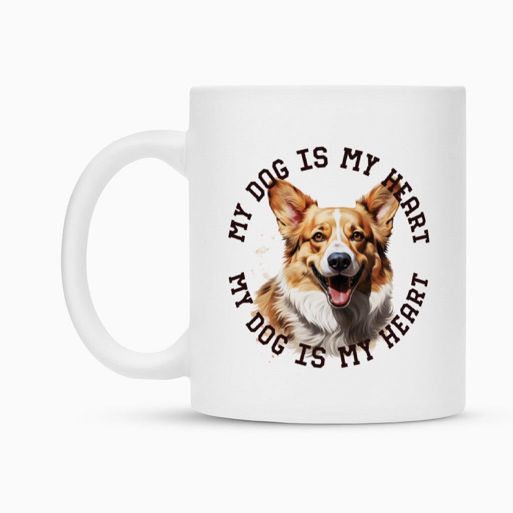 Tasse "Pembroke Welsh Corgi HEART" – hunde-shirt.de