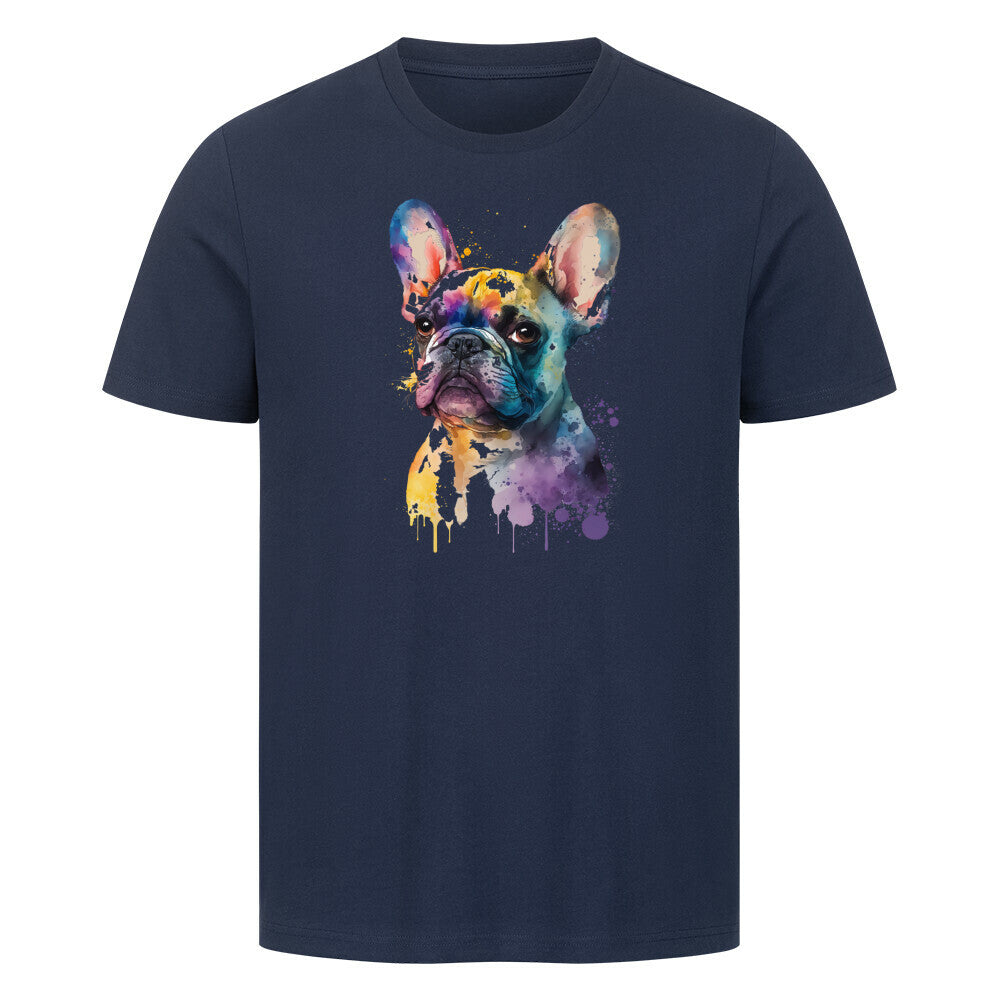 Premium T-Shirt "Frenchi ART" French Navy – hunde-shirt.de