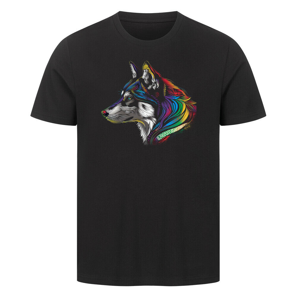 Premium T-Shirt "Husky!" Schwarz – hunde-shirt.de