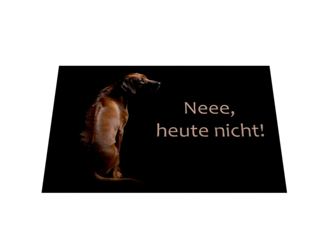 Fußmatte "Rhodesia Ridgeback - Heute nicht" – hunde-shirt.de