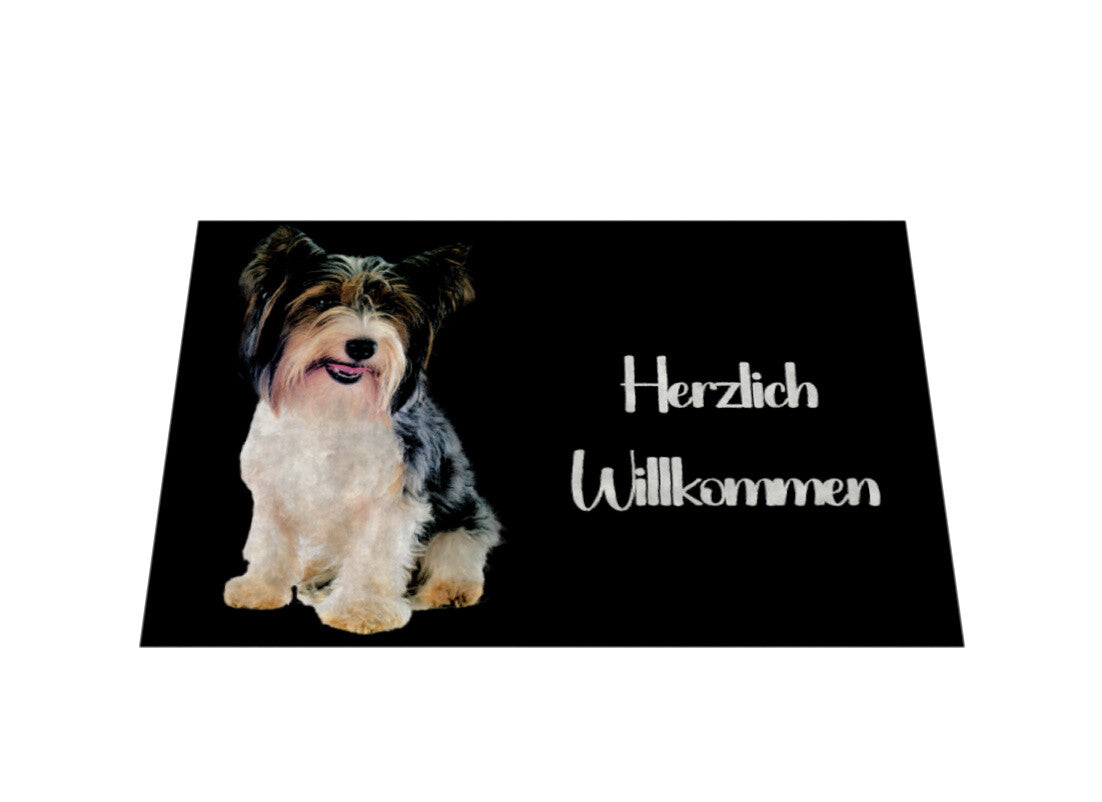 Fußmatte "Biewer Terrier - Herzlich Willkommen 2" – hunde-shirt.de