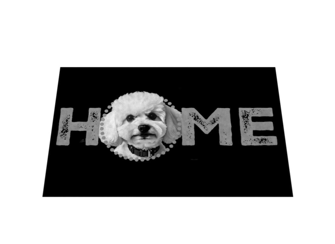 Fußmatte "Bichon Frisé- HOME-Edition" – hunde-shirt.de