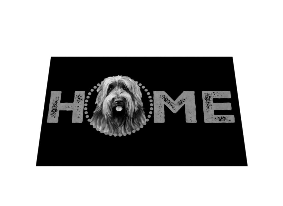 Fußmatte "Briard - HOME-Edition" – hunde-shirt.de