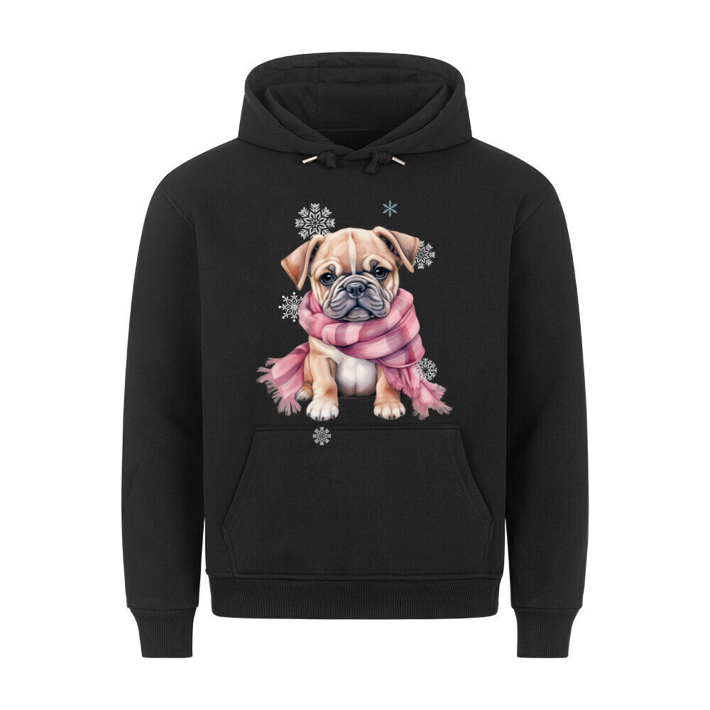Premium Hoodie "OEB Wintermädchen" Schwarz – hunde-shirt.de