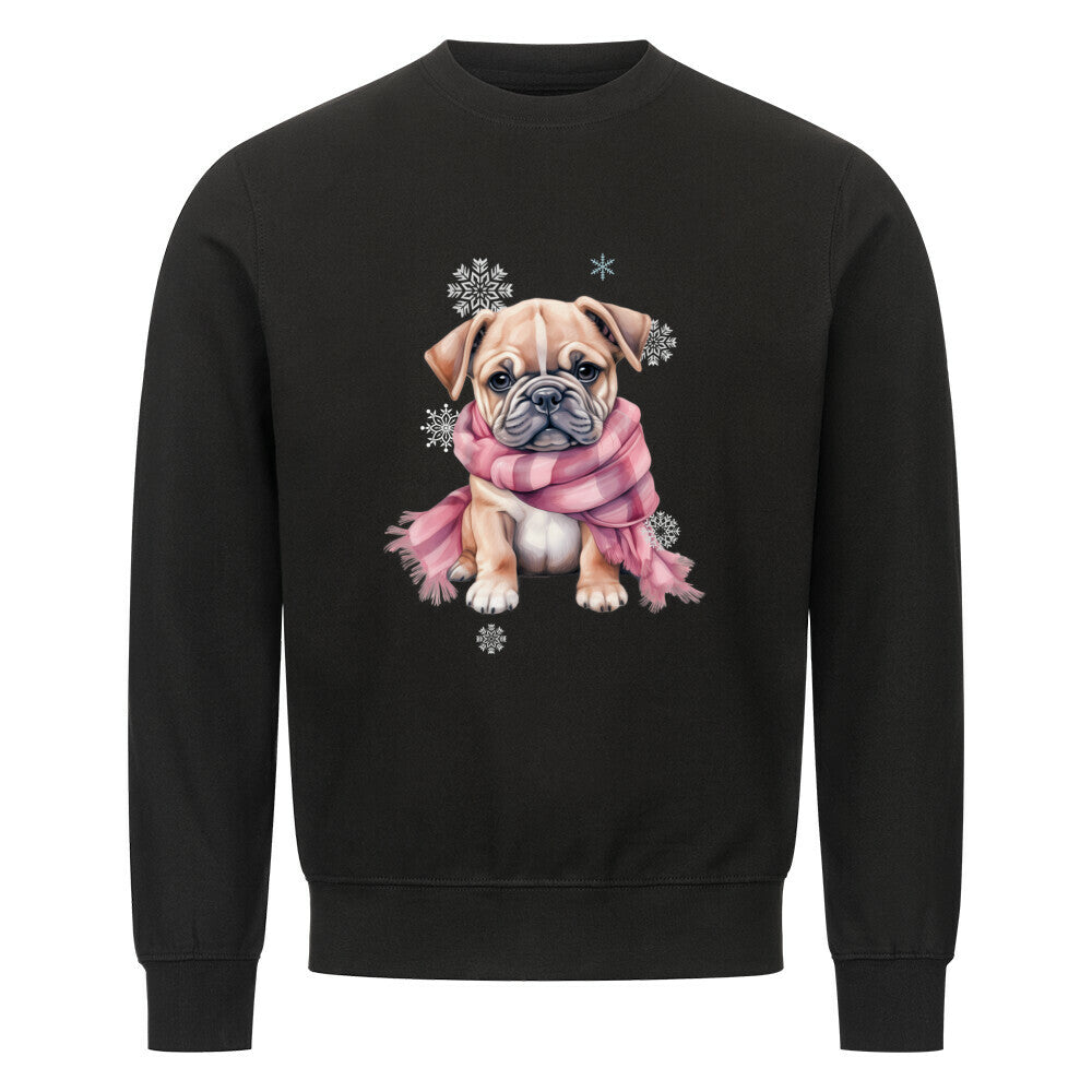 Premium Sweatshirt "OEB Wintermädchen" Schwarz – hunde-shirt.de