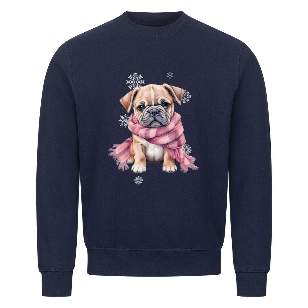 Premium Sweatshirt "OEB Wintermädchen" Navy Blue – hunde-shirt.de