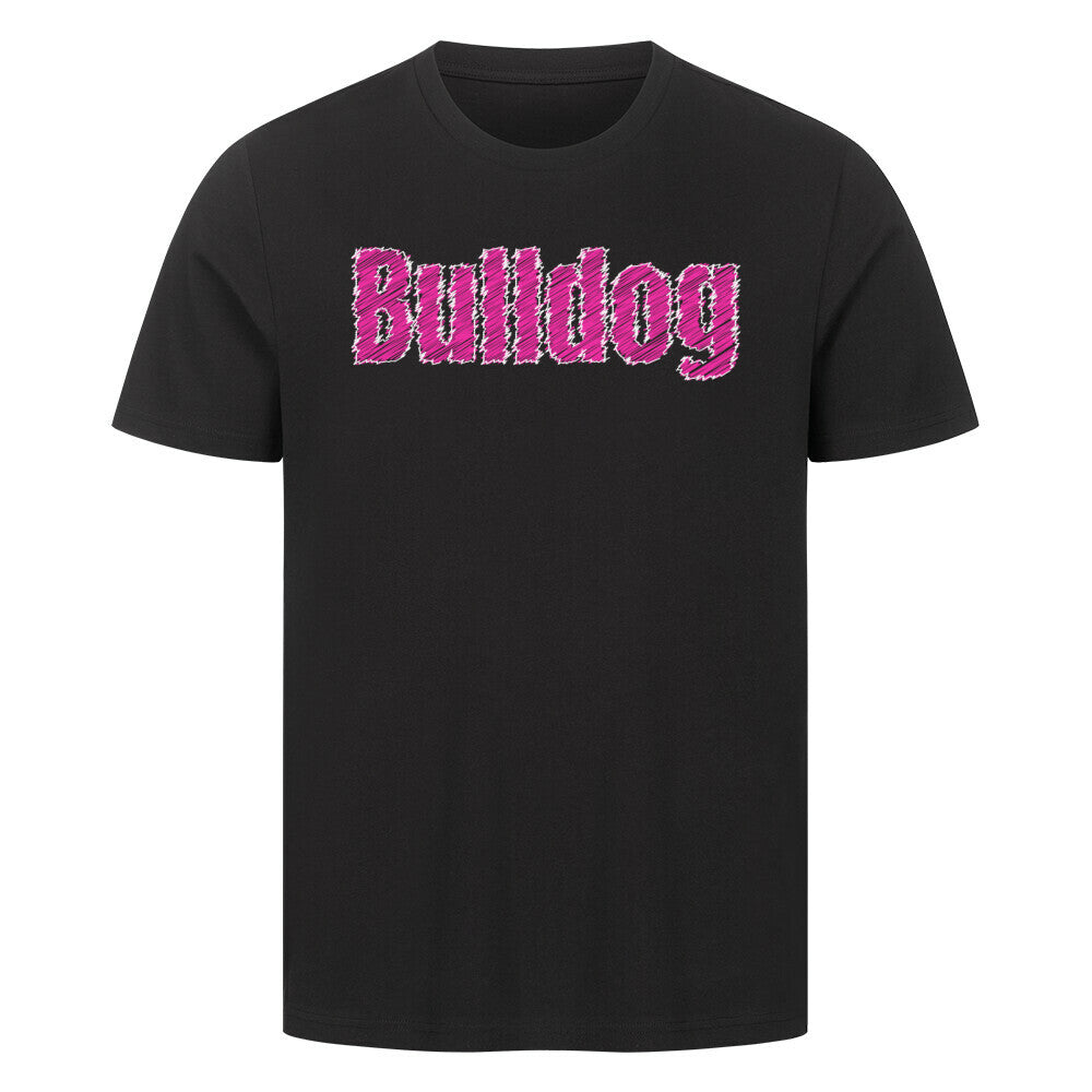 Premium T-Shirt "Bulldog" Schwarz – hunde-shirt.de