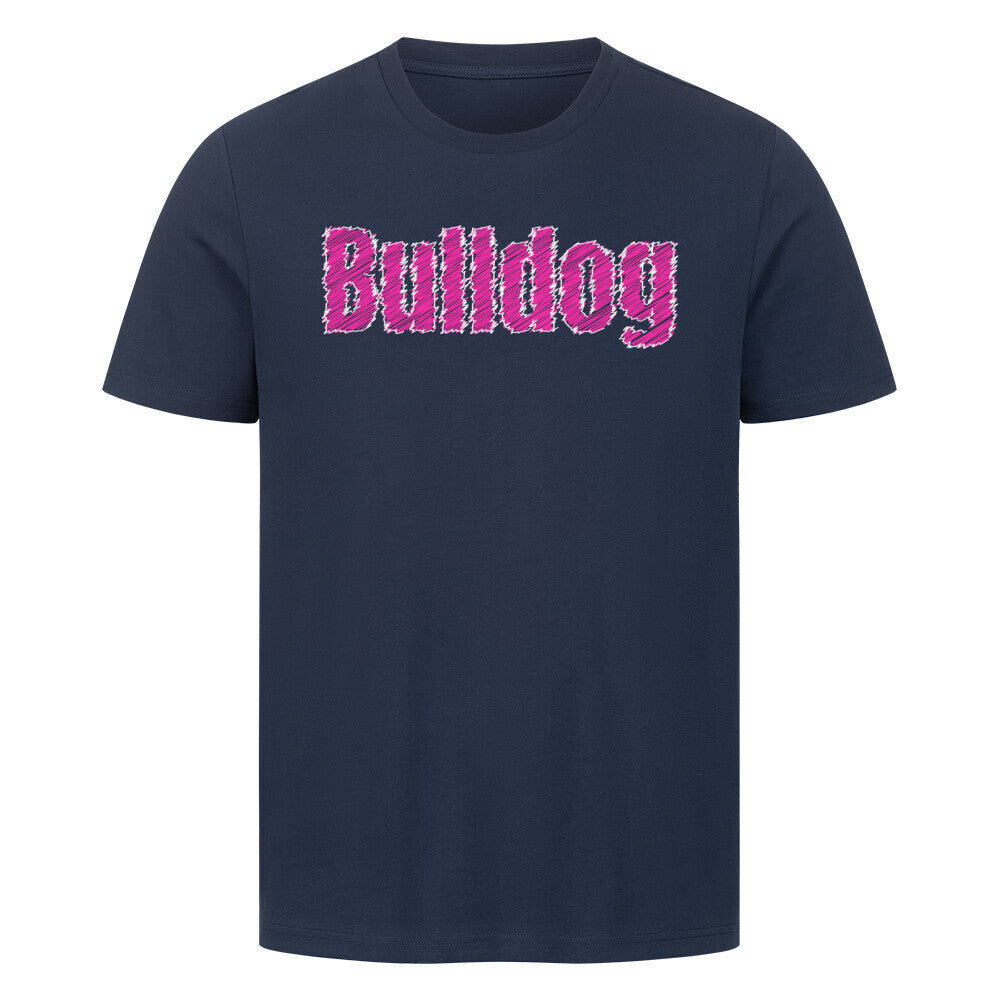Premium T-Shirt "Bulldog" French Navy – hunde-shirt.de