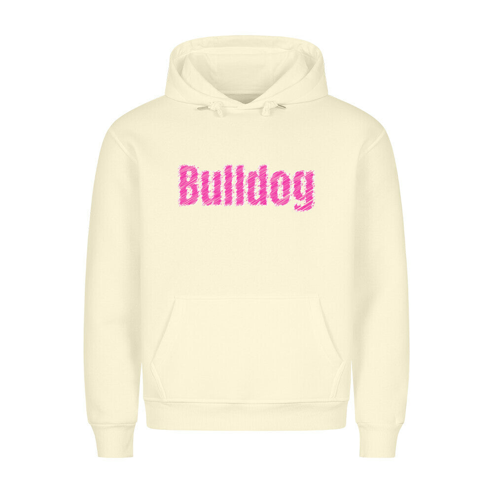 Premium Hoodie "Bulldog" Beige – hunde-shirt.de