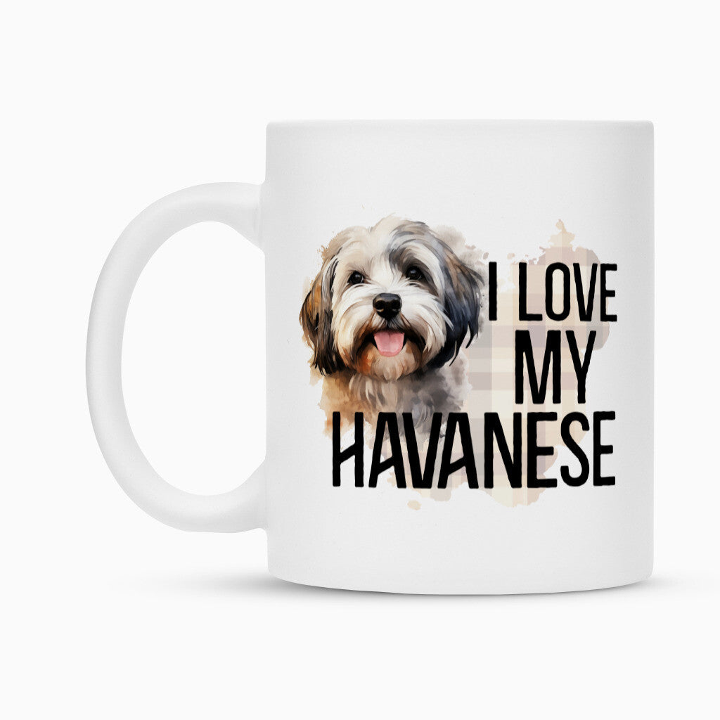 Tasse "Havaneser - I love..." – hunde-shirt.de