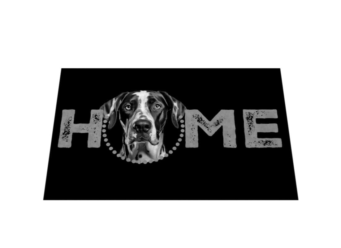 Fußmatte "Dogge - HOME-Edition" – hunde-shirt.de