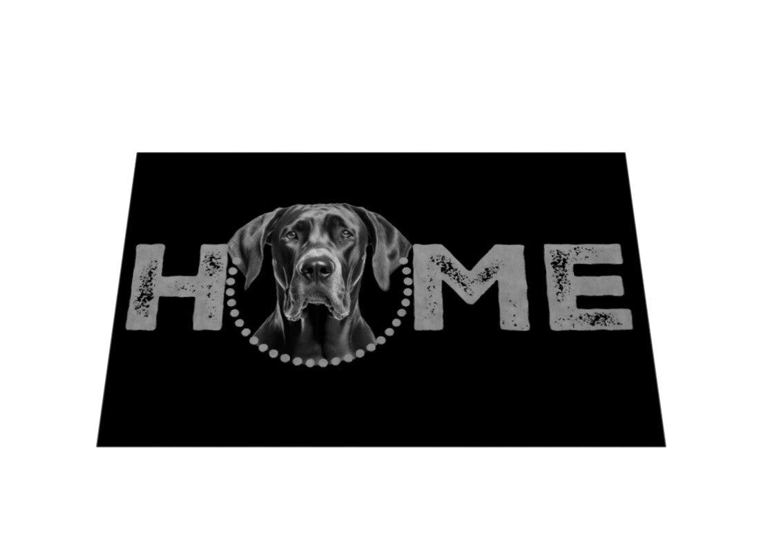 Fußmatte "Dogge - HOME-Edition 2" – hunde-shirt.de