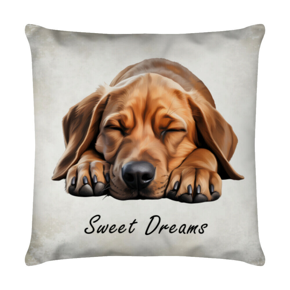 Kissen "Fila Brasileiro - Sweet Dreams" Weiß – hunde-shirt.de