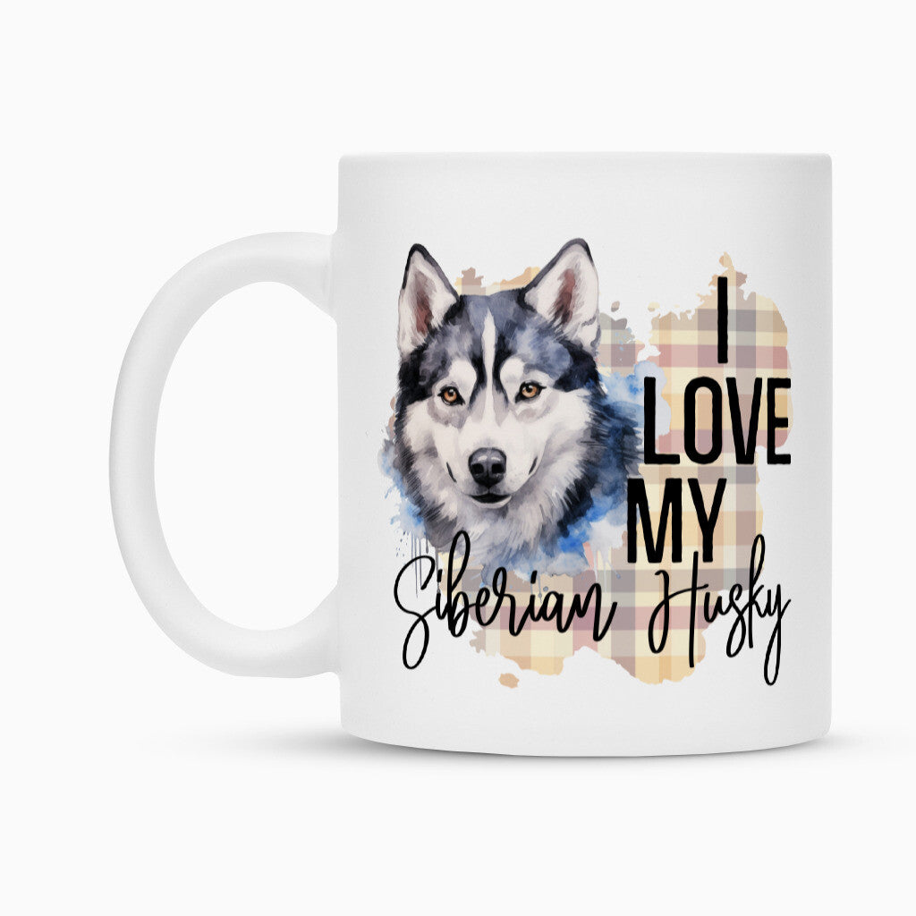 Tasse "Husky - I love..." – hunde-shirt.de