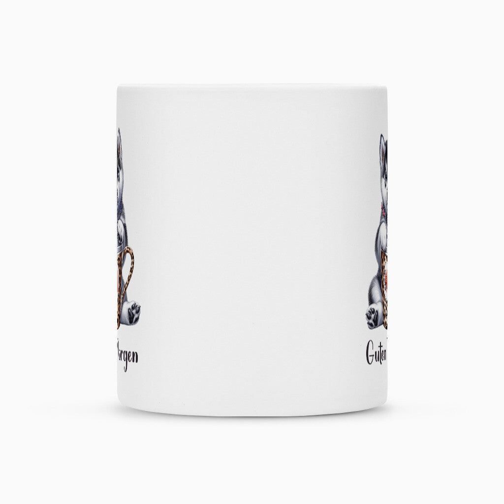 Tasse "Husky - Guten Morgen" – hunde-shirt.de