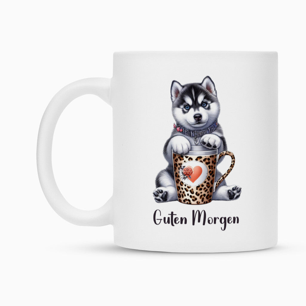Tasse "Husky - Guten Morgen" – hunde-shirt.de
