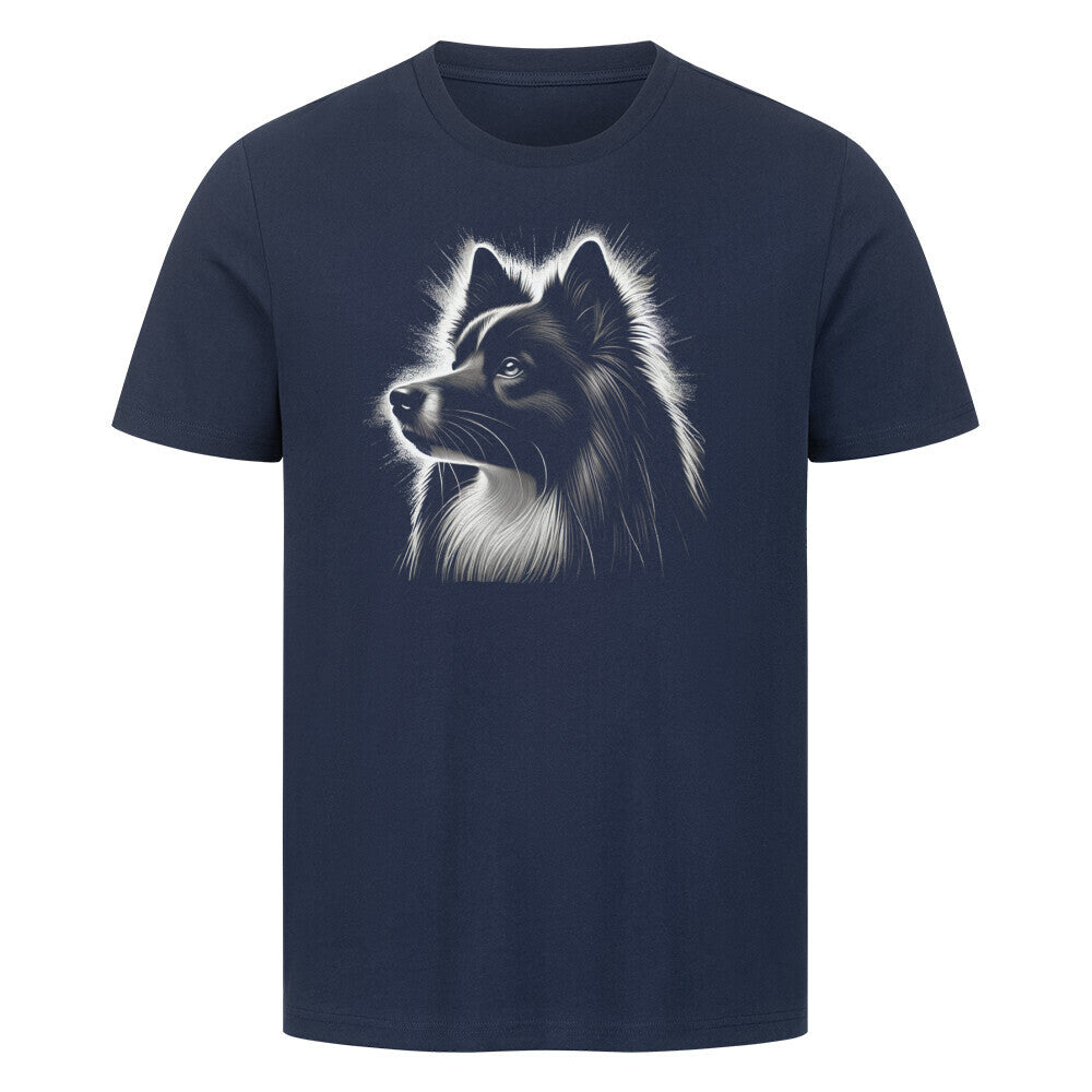 Premium T-Shirt "Icelandic Sheepdog - Shine" French Navy – hunde-shirt.de