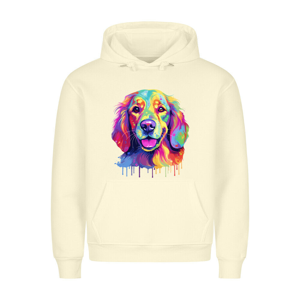 Premium Hoodie "Hovawart - Paint" Beige – hunde-shirt.de