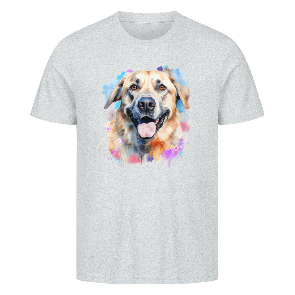 Premium T-Shirt "Kangal - Paint" Heather Grey – hunde-shirt.de