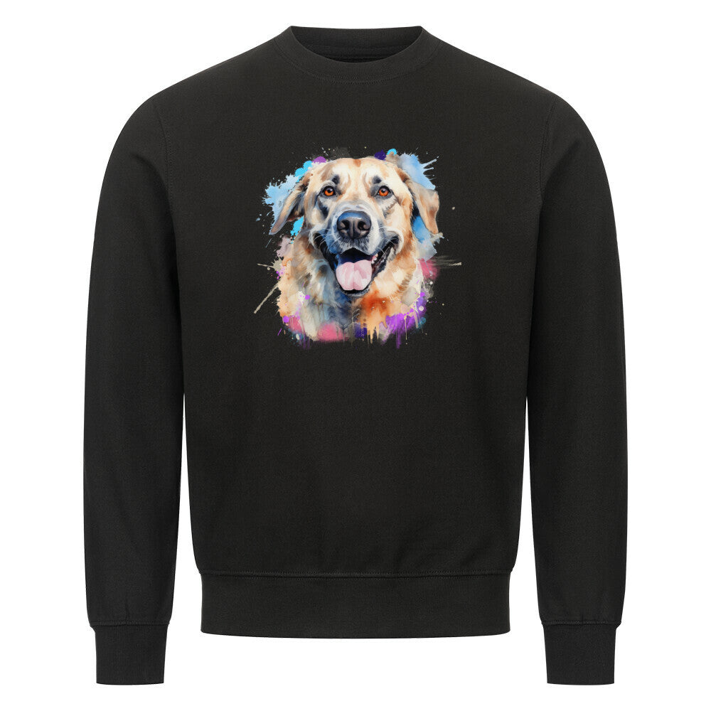 Premium Sweatshirt "Kangal - Paint" Schwarz – hunde-shirt.de