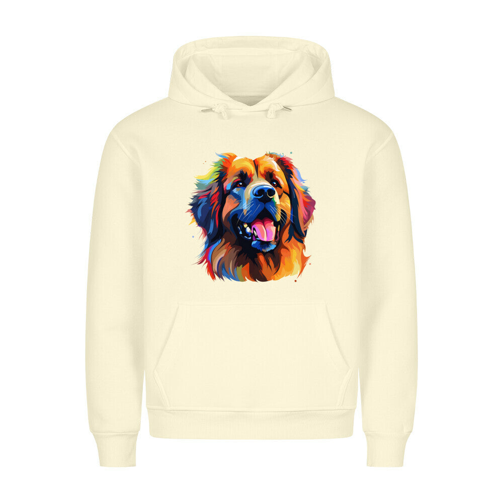 Premium Hoodie "Leonberger - Paint" Beige – hunde-shirt.de