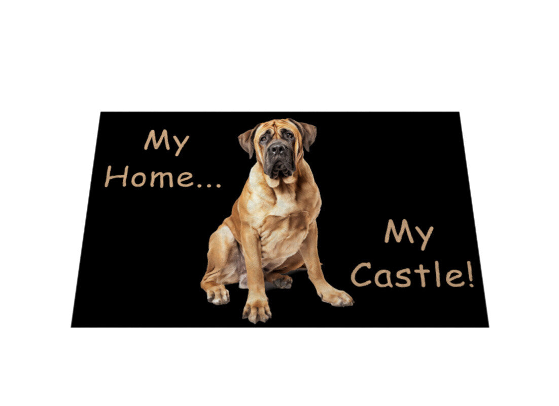 Fußmatte "English Mastiff - My Home My Castle!" – hunde-shirt.de