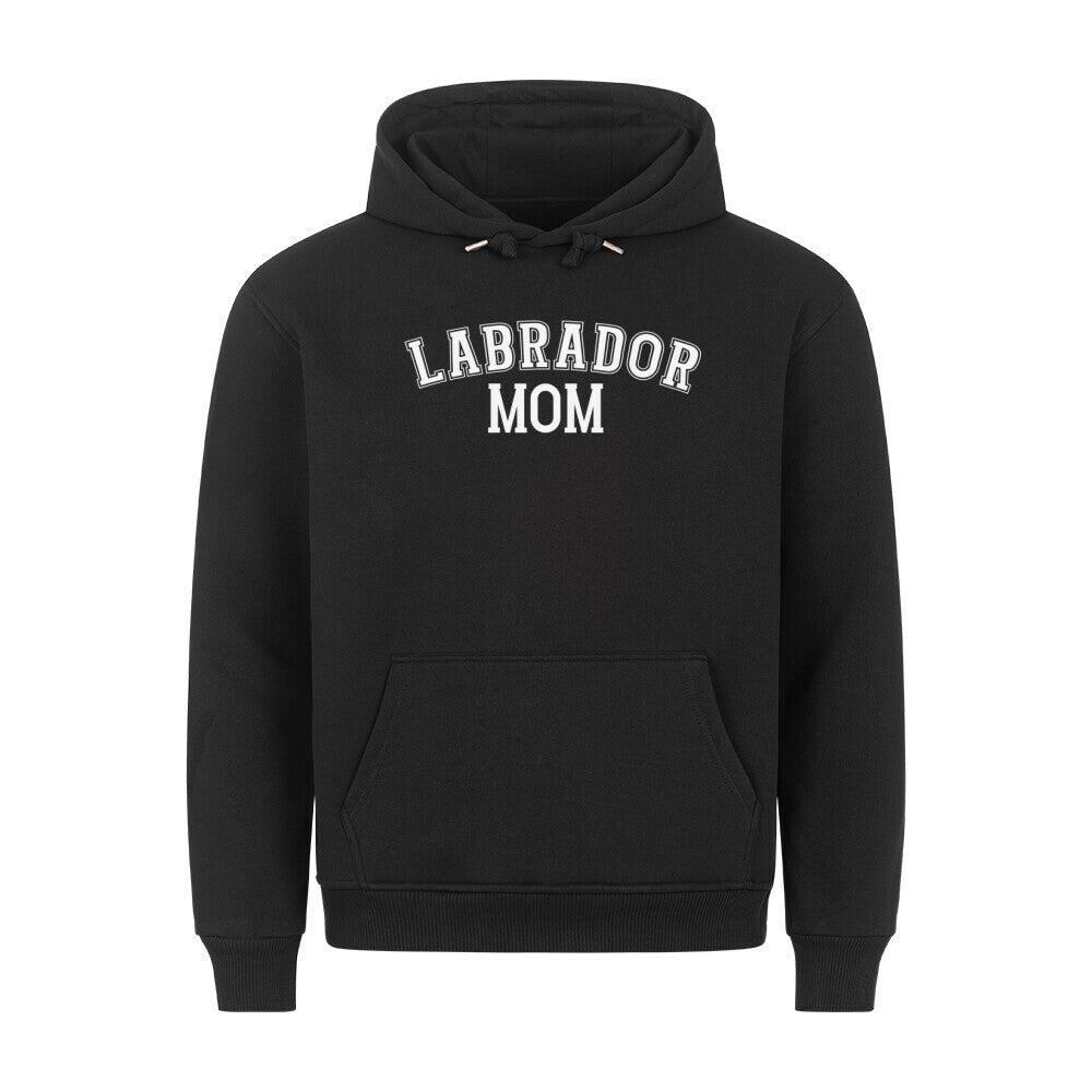 Premium Hoodie "Labrador - MOM" Schwarz – hunde-shirt.de