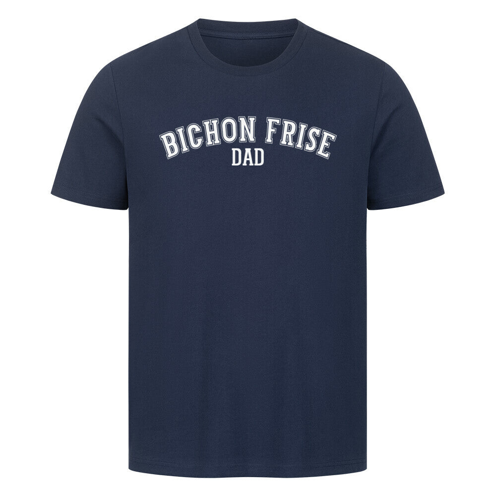 Premium T-Shirt "Bichon - DAD" French Navy – hunde-shirt.de