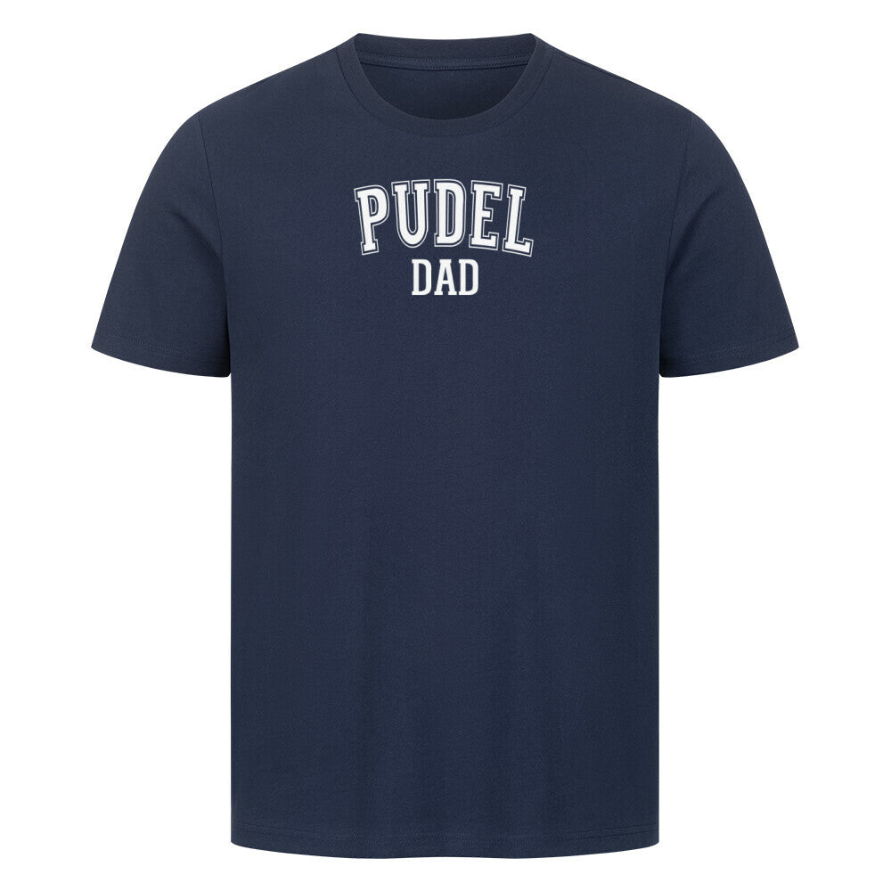 Premium T-Shirt "Pudel - DAD" French Navy – hunde-shirt.de