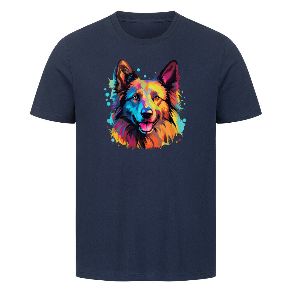 Premium T-Shirt "Tervueren - Paint" French Navy – hunde-shirt.de