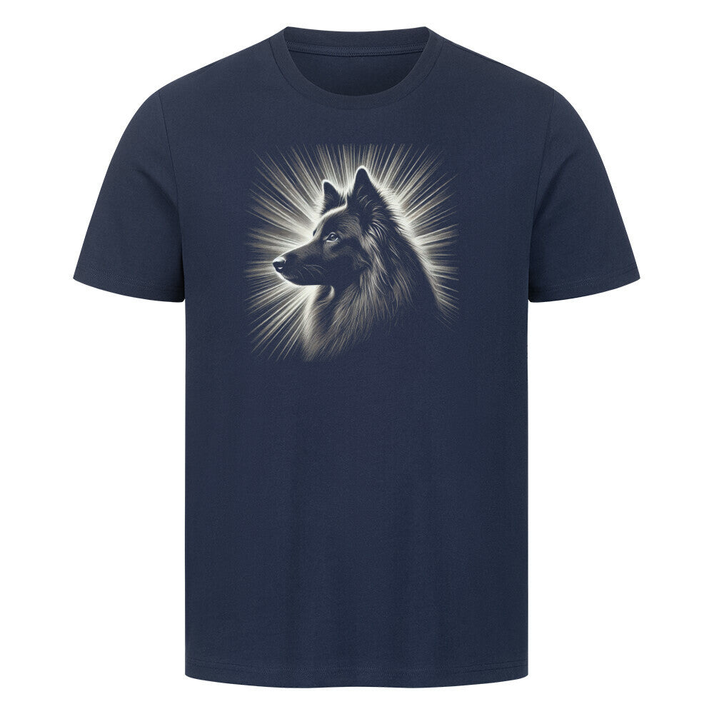 Premium T-Shirt "Tervueren - Shine" French Navy – hunde-shirt.de