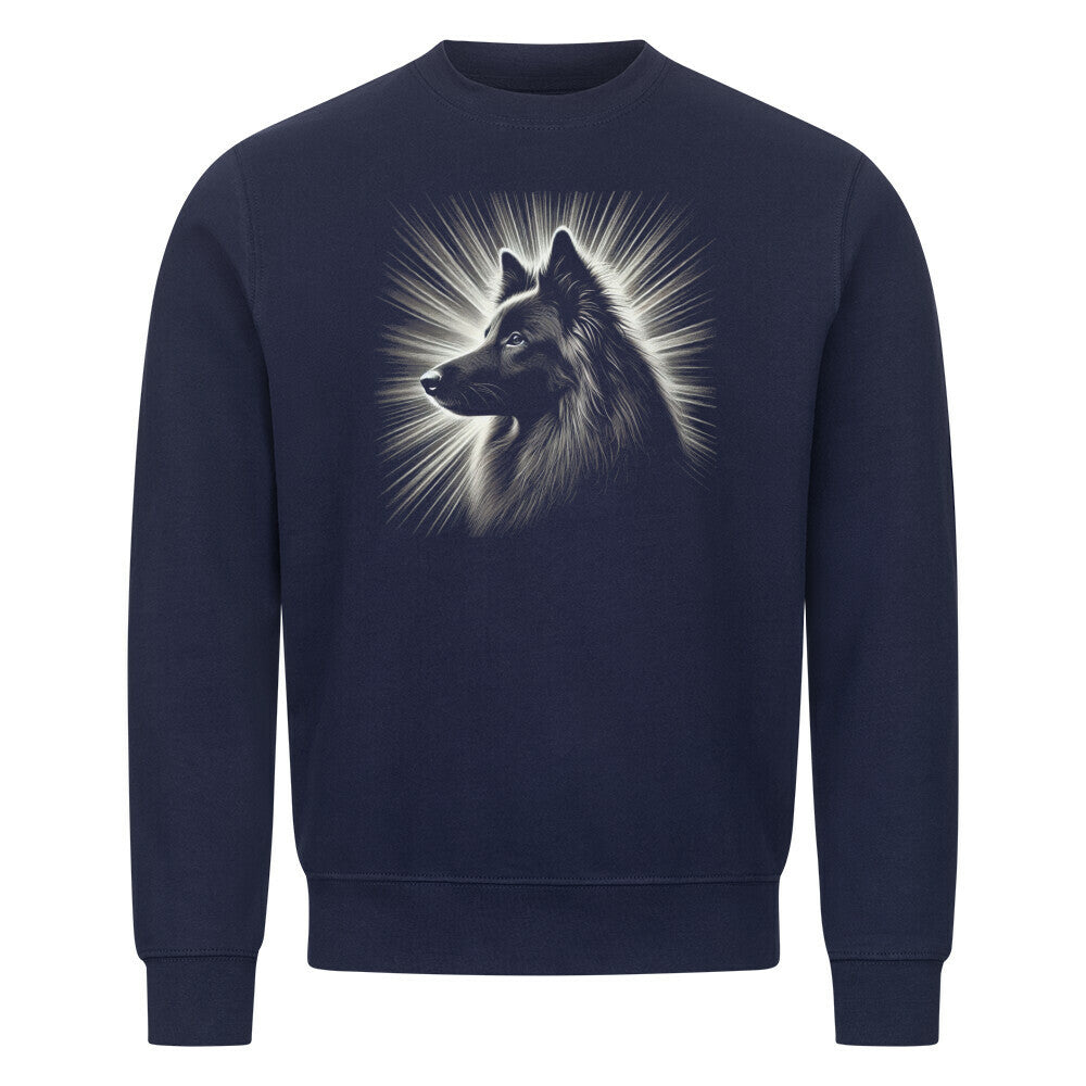 Premium Sweatshirt "Tervueren - Shine" Navy Blue – hunde-shirt.de