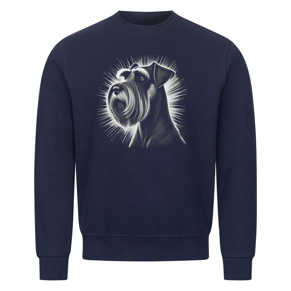 Premium Sweatshirt "Schnauzer - Shine" Navy Blue – hunde-shirt.de
