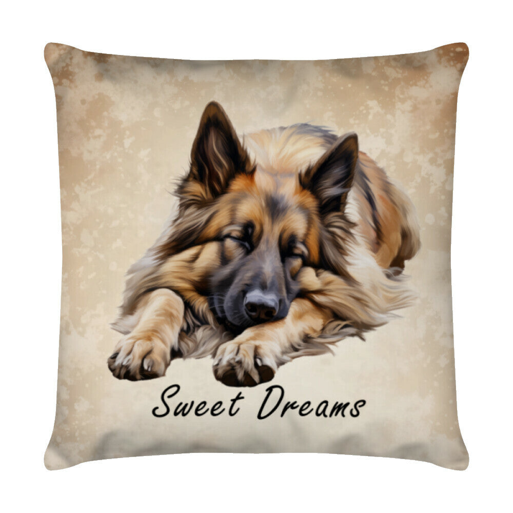 Kissen "Tervueren - Sweet Dreams" Weiß – hunde-shirt.de